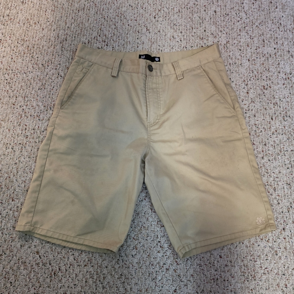 Element Khaki Chino Shorts Size 32 – Skate / Casual